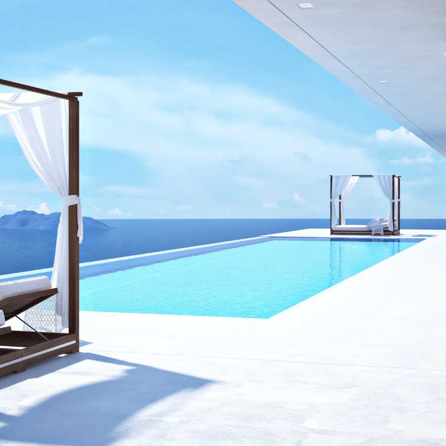 Agence M Com Marseille STB Roque Var Cavalaire Macon Renovation Terrassement Piscine Debordement 1
